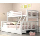 Maxi White Finished Hardwood Triple Sleeper Bunk Bed with Storage Drawers | Bunk Beds (by Interiors2suitu.co.uk)