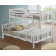Maxi White Finished Hardwood Triple Sleeper Bunk Bed | Bunk Beds (by Interiors2suitu.co.uk)