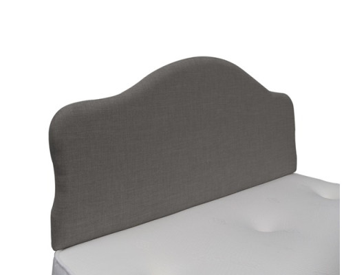 Dallas Modern  Fabric Curved Top and Sides Headboard  