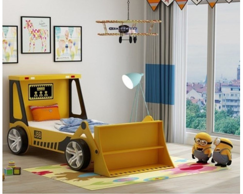 Kids JBB Yellow Novelty Tractor Digger Bed