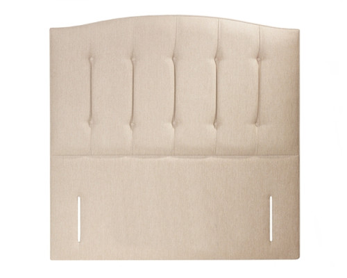 Madrid Hand Tufted Curved Top Floor Standing Headboard in Various Colours
