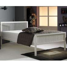 Boston/ Rodger White Finished Modern Metal Bedstead | Metal Beds (by Interiors2suitu.co.uk)