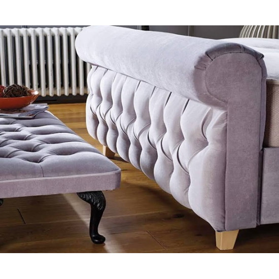 Buckingham Hand Tufted Fabric Chesterfield Bed by Sovereign | Bespoke Beds (by Interiors2suitu.co.uk)