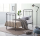 Havana Silver Metal Bed Frame by Time Living | Metal Beds (by Interiors2suitu.co.uk)