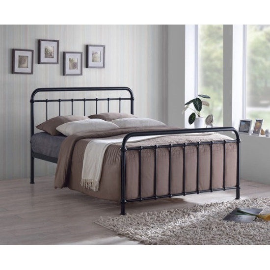 Miami Black Classic Metal Bed Frame by Time Living | Metal Beds (by Interiors2suitu.co.uk)