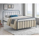 Miami Grey Classic Metal Bed Frame by Time Living | Metal Beds (by Interiors2suitu.co.uk)