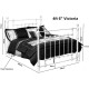 Victoria Traditional Ornate Gloss White Bed Frame | Metal Beds (by Interiors2suitu.co.uk)
