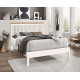 Ascot White Shaker Wooden Bed Frame by Time Living | Wood Beds (by Interiors2suitu.co.uk)